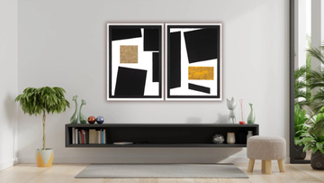 VERSA I & II - Paper Painting by NOVOCUADRO ART COMPANY - view 3